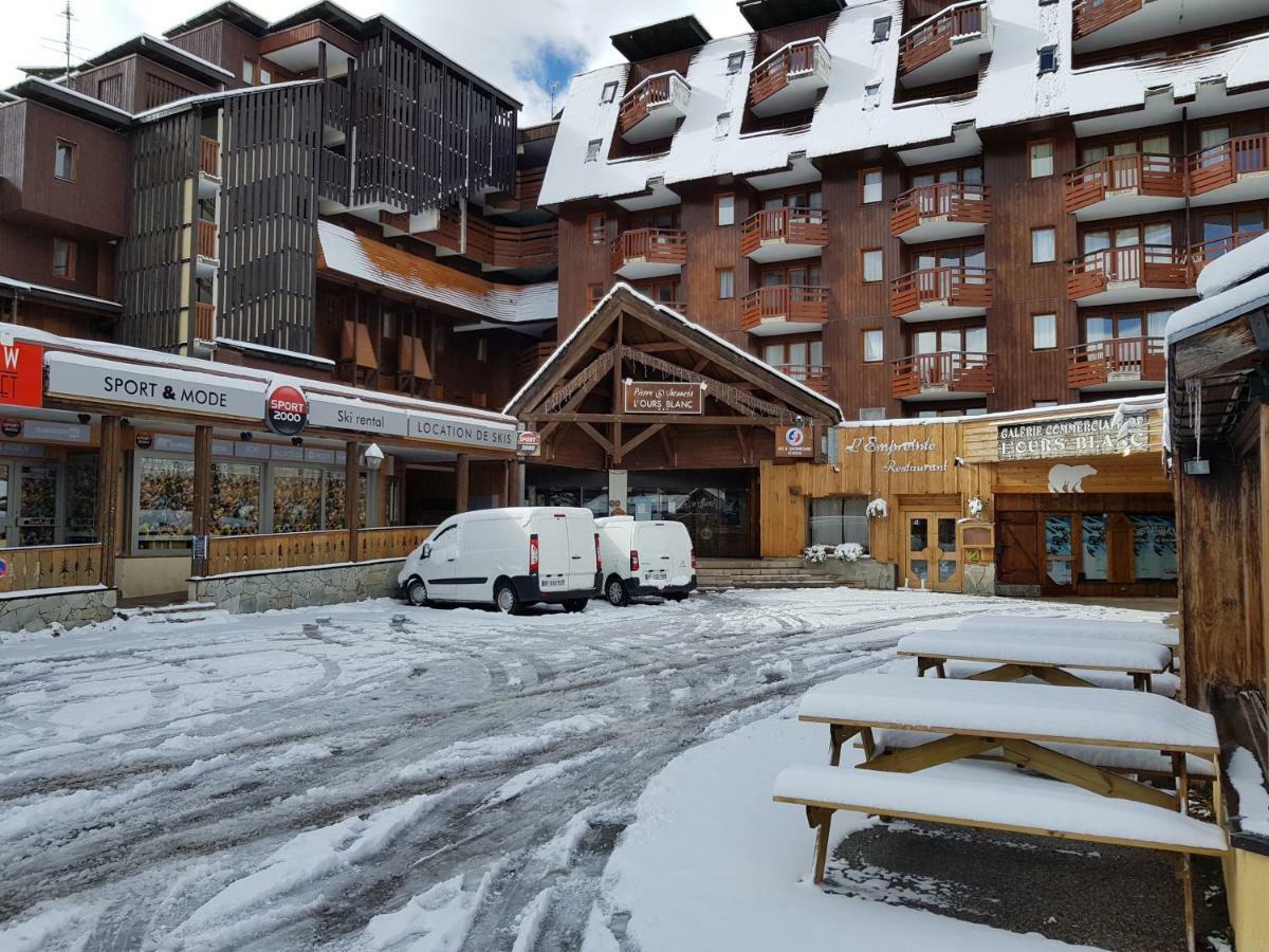 L'Ours Blanc Lägenhet Huez Exteriör bild